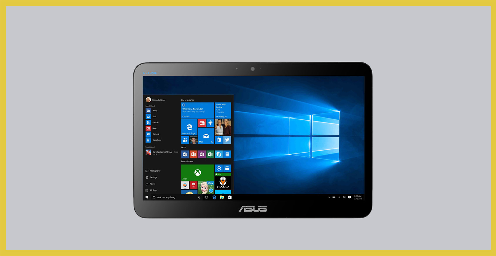 All in one touch PC